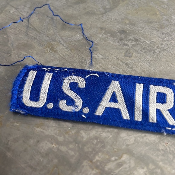 U.S. AIR FORCE blue tape patch, vintage - Picture 8 of 12